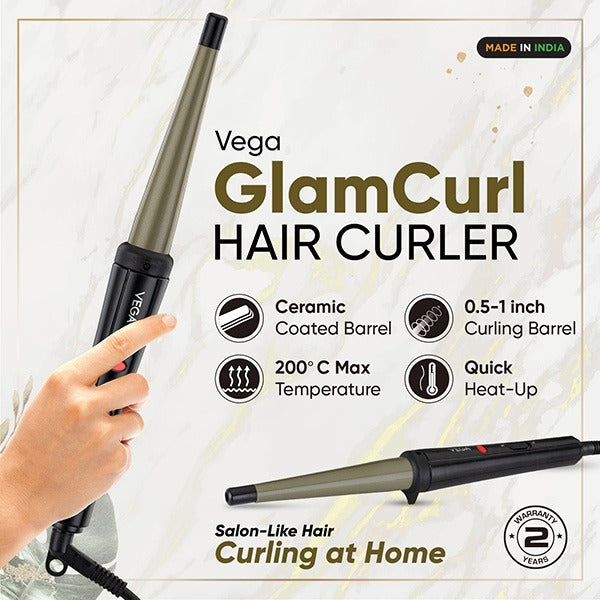 Vega GlamCurl Hair Curler - VHCH-10