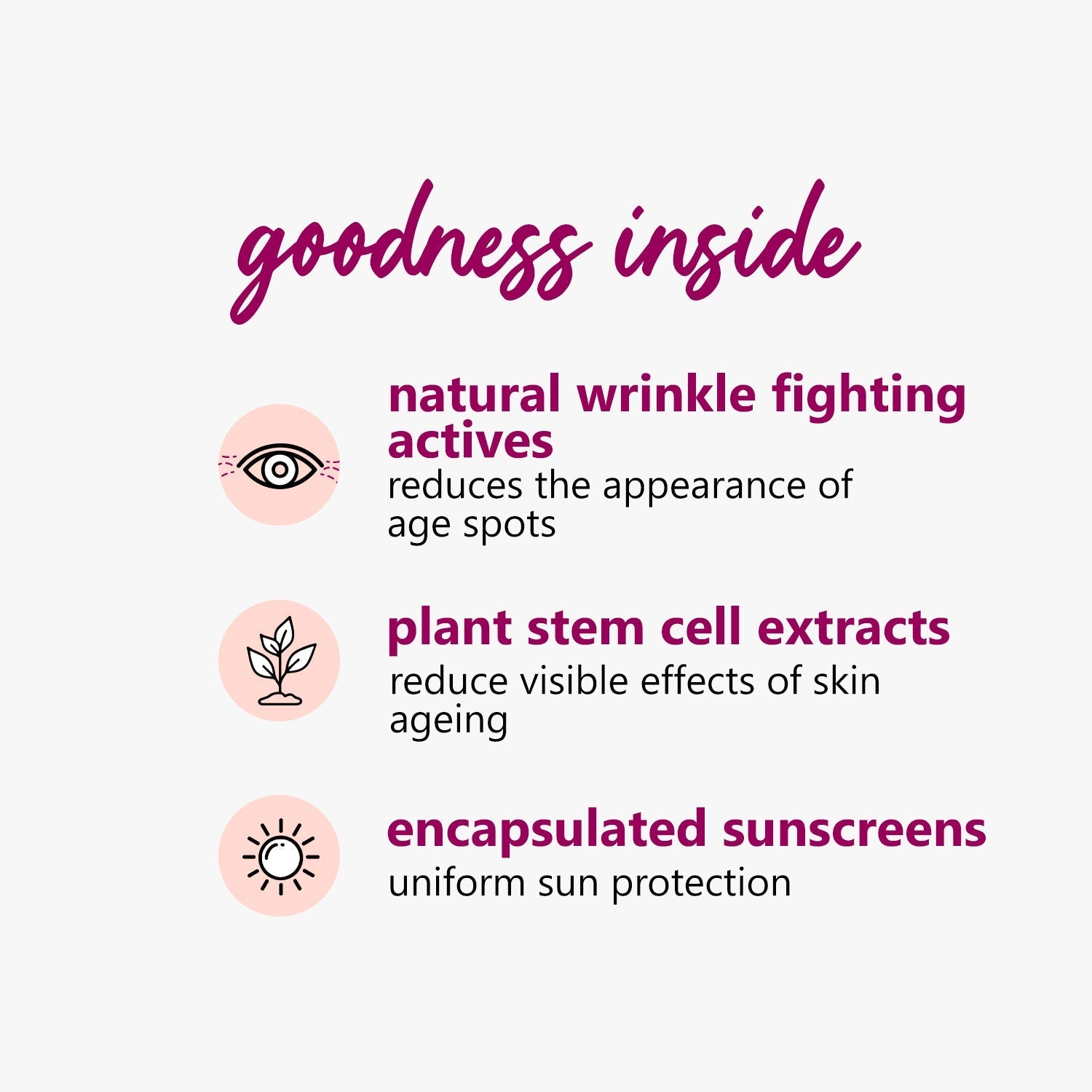 Plum Plum Bright Years All-Day Defence SPF 45 Sunscreen for Mature Skin | With Plant Stem Cell Extracts | Skin Aging, 45ml