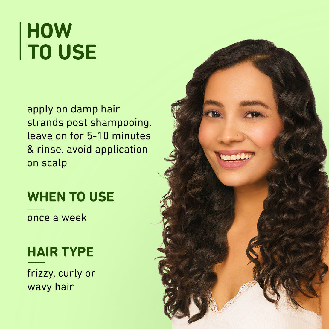 Plum Avocado Nourish-Up Hair Mask | Nourishes Hair | Retains Moisture, 80g