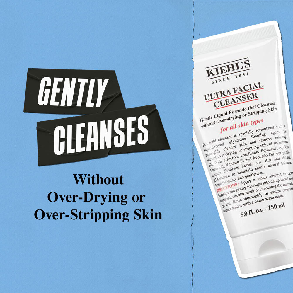 Kiehl's Ultra Facial Cleanser - Gentle and Non-Stripping With Squalane, 75ml