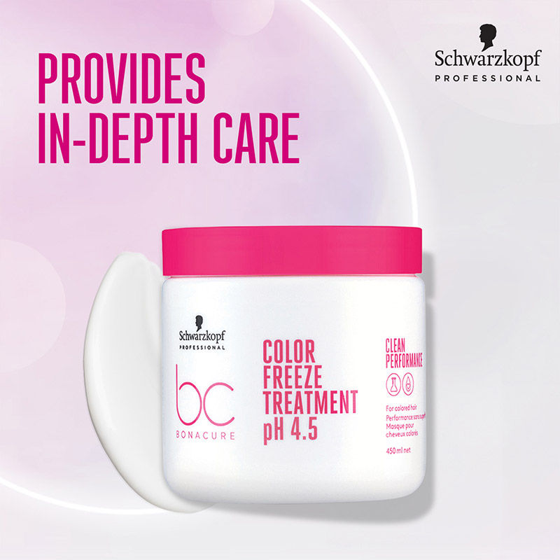 Schwarzkopf Professional Bonacure pH 4.5 Color Freeze Treatment, 450ml Buy at Indicrest Image 8