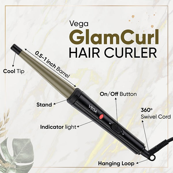 Vega GlamCurl Hair Curler - VHCH-10