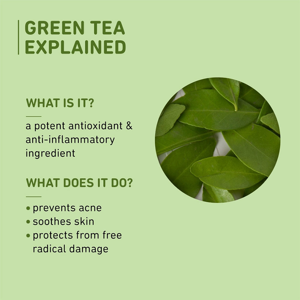 Plum Green Tea Mattifying Moisturizer for Oily Skin | Fights Acne & Controls Oil | Lightweight & Non-Greasy, 50ml