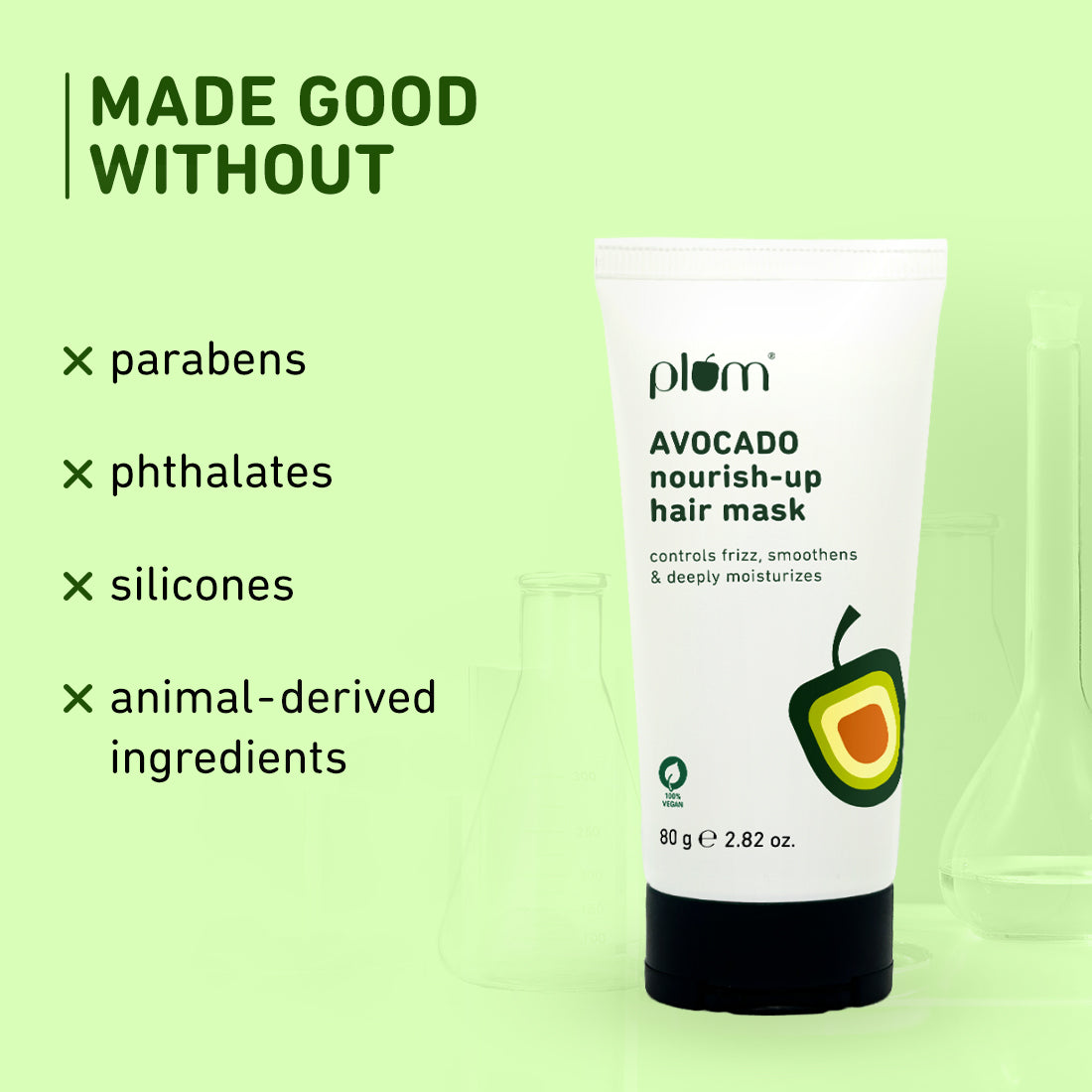 Plum Avocado Nourish-Up Hair Mask | Nourishes Hair | Retains Moisture, 80g Buy at Indicrest Image 6