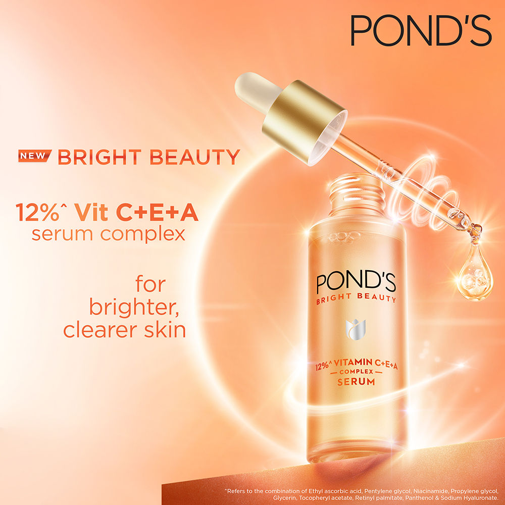 Pond’s Bright Beauty 12% Vitamin C+E+A Serum, 28ml Buy at Indicrest Image 2