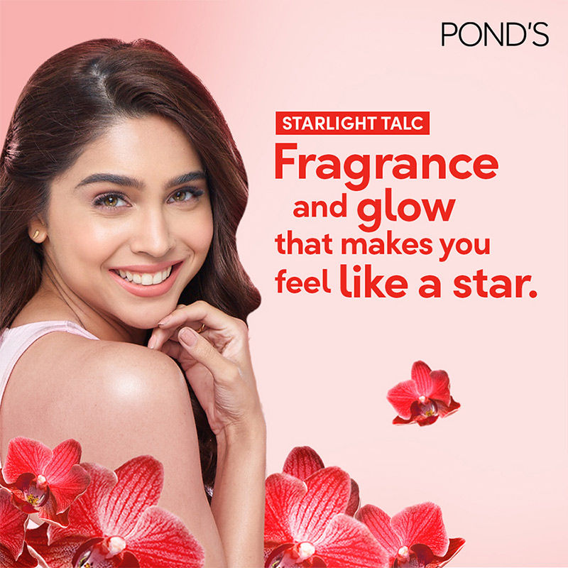 Pond’s Starlight Perfumed Talc Powder Orchid & Jasmin Notes, 100g Buy at Indicrest Image 9