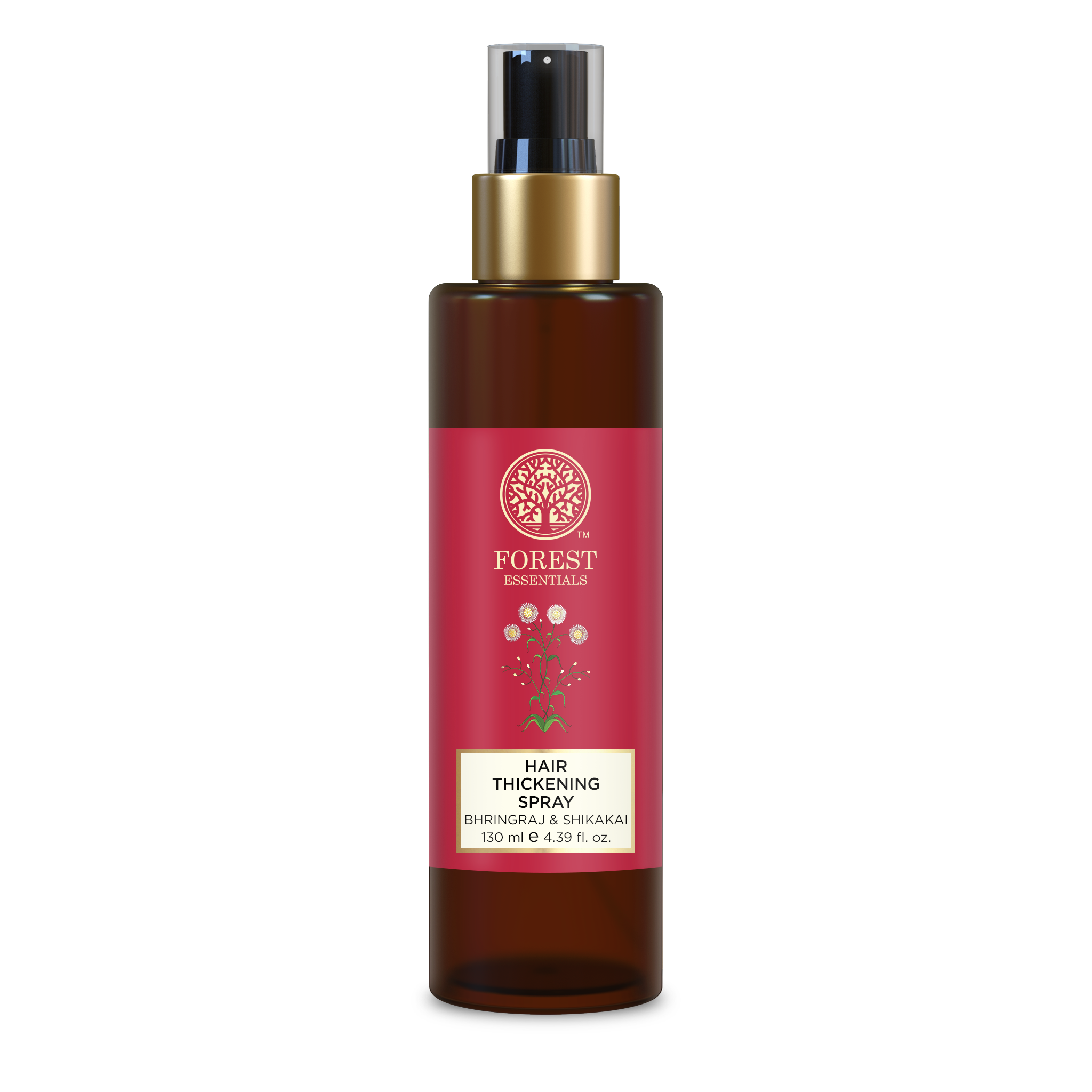 Forest Essentials Hair Thickening Spray Bhringraj & Shikakai - Promotes Regrowth, Controls Hair Fall, 130ml, Buy from Indicrest