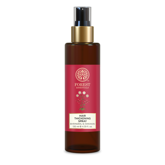 Forest Essentials Hair Thickening Spray Bhringraj & Shikakai - Promotes Regrowth, Controls Hair Fall, 130ml, Buy from Indicrest