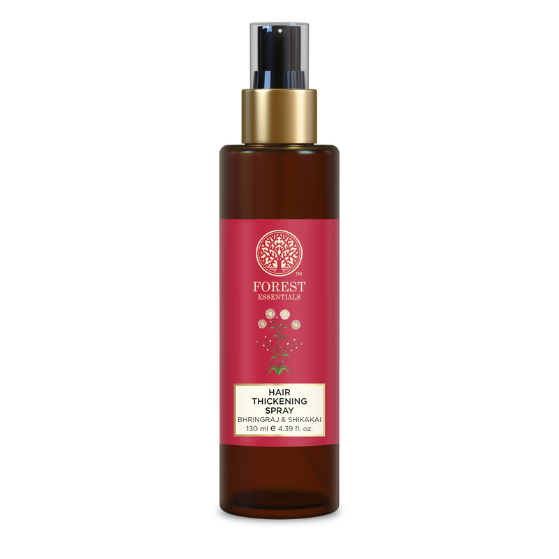 Forest Essentials Hair Thickening Spray Bhringraj & Shikakai - Promotes Regrowth, Controls Hair Fall, 130ml, Buy from Indicrest
