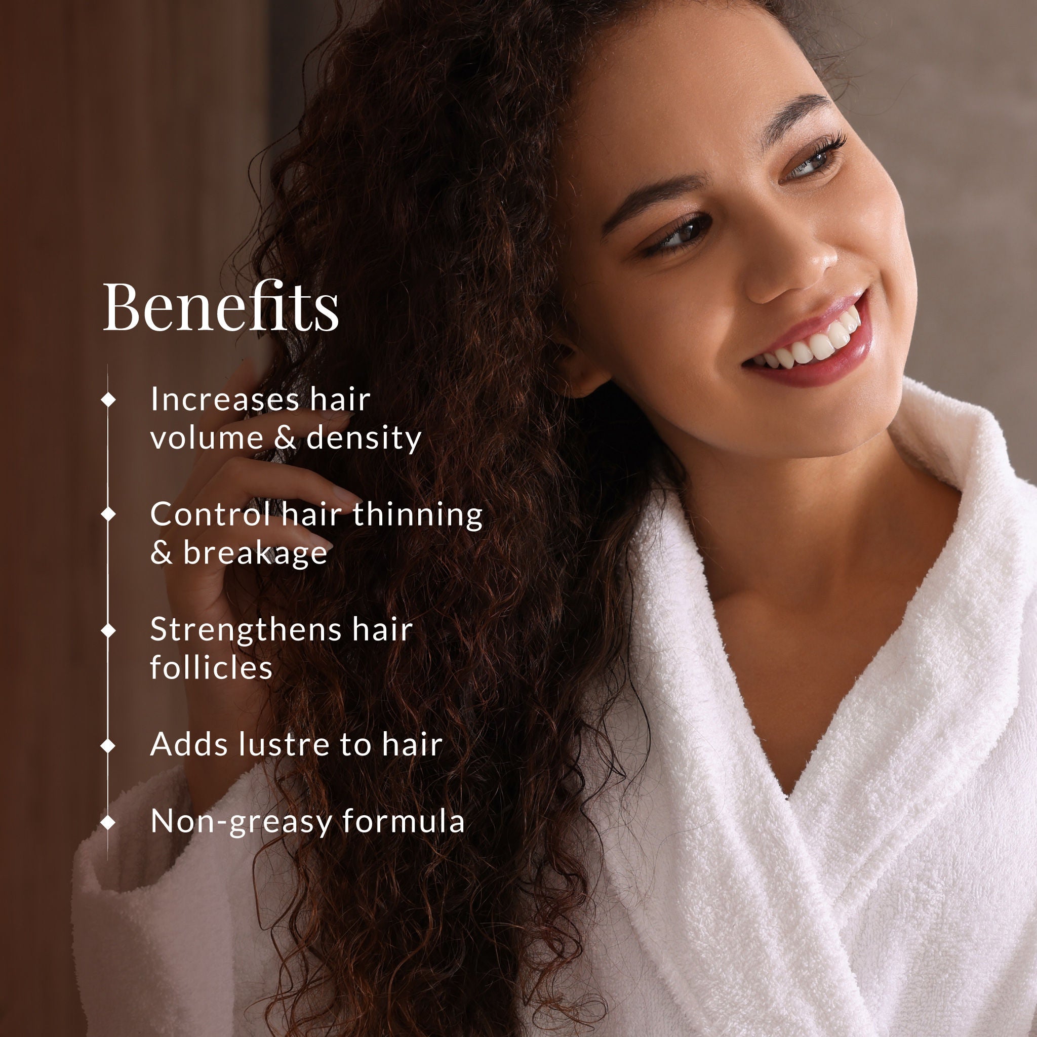 Forest Essentials Hair Thickening Spray Bhringraj & Shikakai - Promotes Regrowth, Controls Hair Fall, 130ml