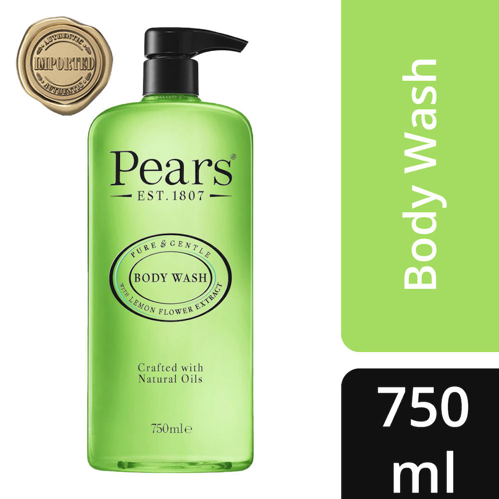 Pears Pure & Gentle Body Wash with Lemon Flower Extract, 750ml Buy at Indicrest
