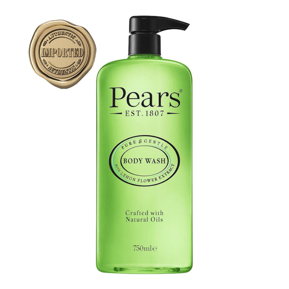 Pears Pure & Gentle Body Wash with Lemon Flower Extract, 750ml Buy at Indicrest Image 2