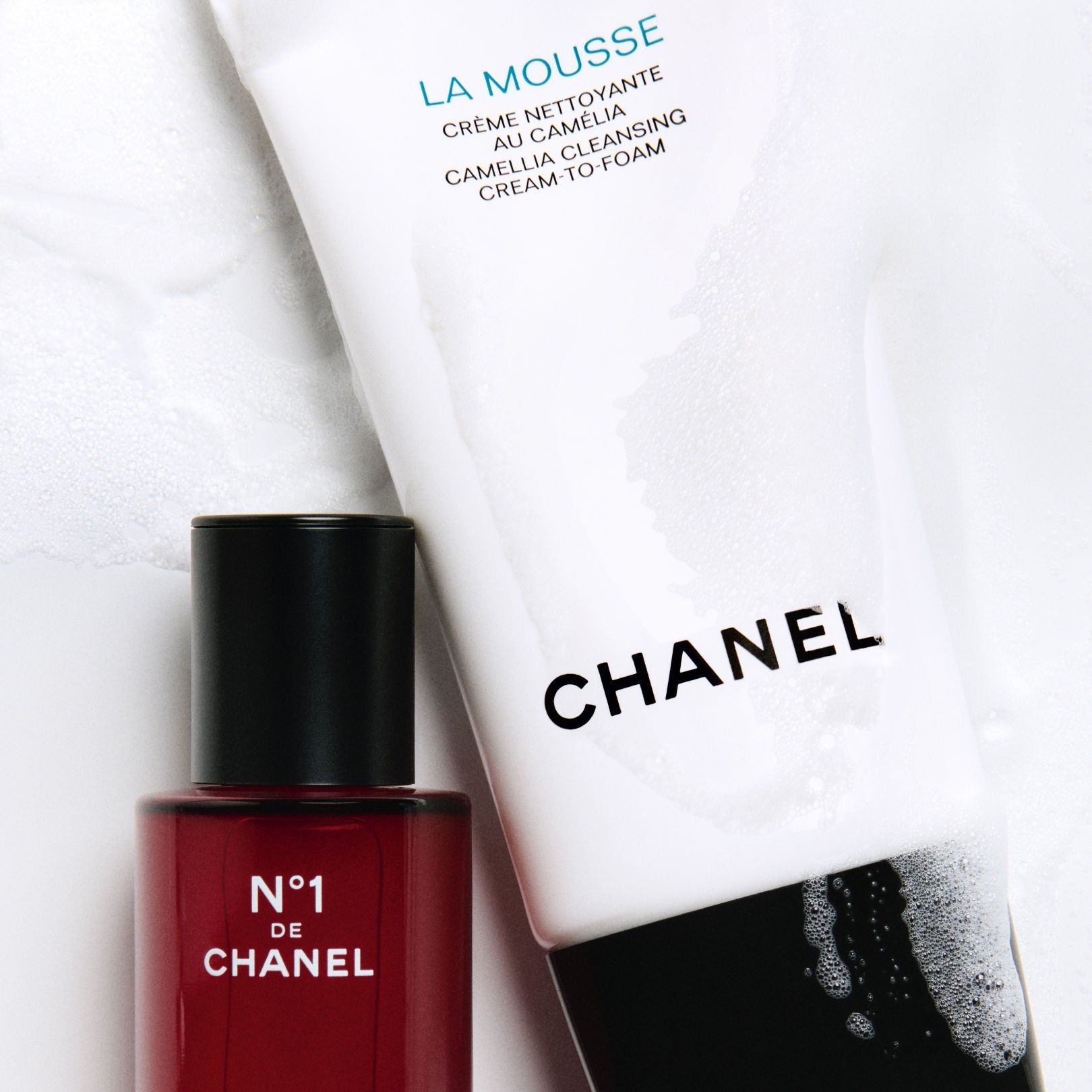 CHANEL LA MOUSSE CAMELLIA CLEANSING / CREAM-TO-FOAM, 150ml
