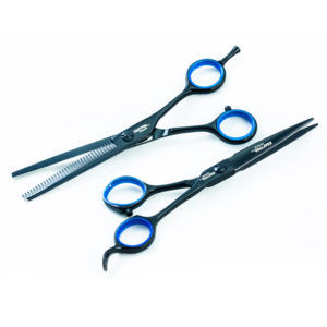 KRAFTPRO Swb 5Inch Professional Salon Barber Scissors Hair Cutting Black With Case & Oil, 1 piece Buy at Indicrest Image 2