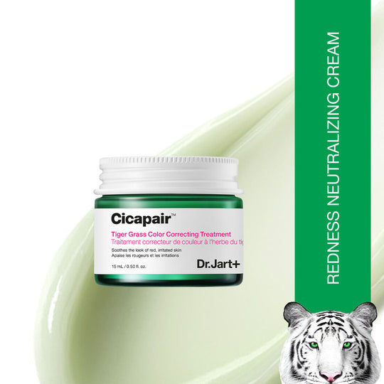 Dr.Jart+ Cicapair Tiger Grass Color Correcting Treatment With Cica Extracts & Niacinamide, Dermatologist Tested, 15ml, Buy from Indicrest