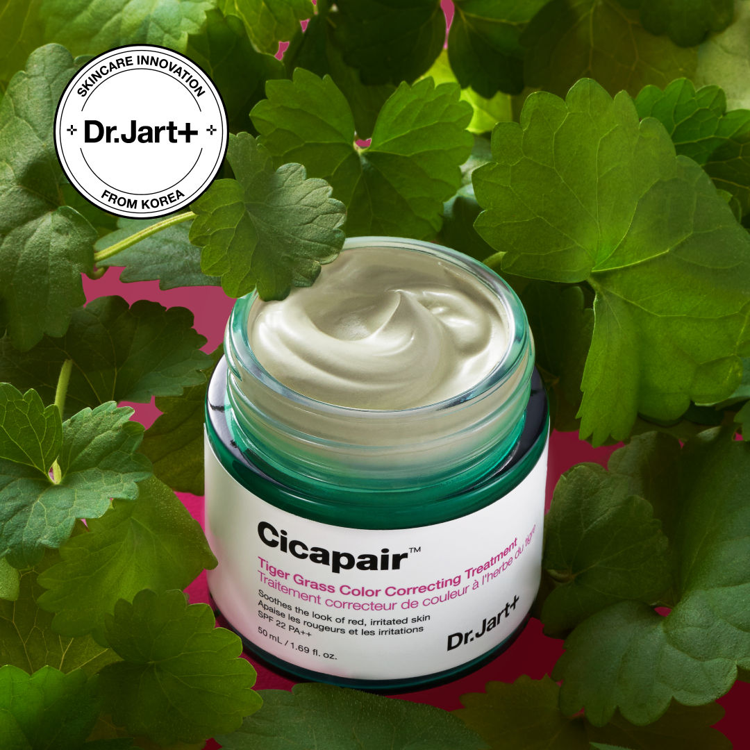 Dr.Jart+ Cicapair Tiger Grass Color Correcting Treatment With Cica Extracts & Niacinamide, Dermatologist Tested, 15ml