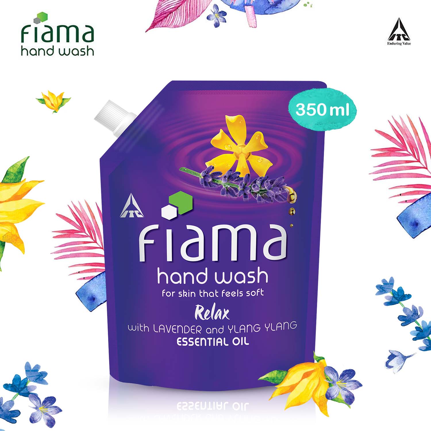 Fiama Relax Hand Wash- Lavender and Ylang Ylang, 350ml Buy at Indicrest Image 5