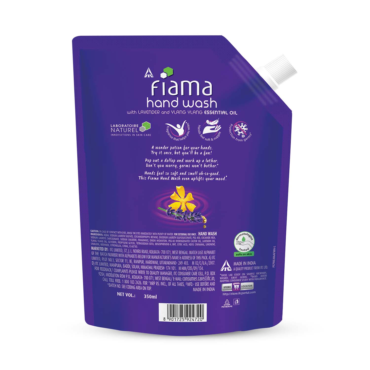 Fiama Relax Hand Wash- Lavender and Ylang Ylang, 350ml Buy at Indicrest Image 6