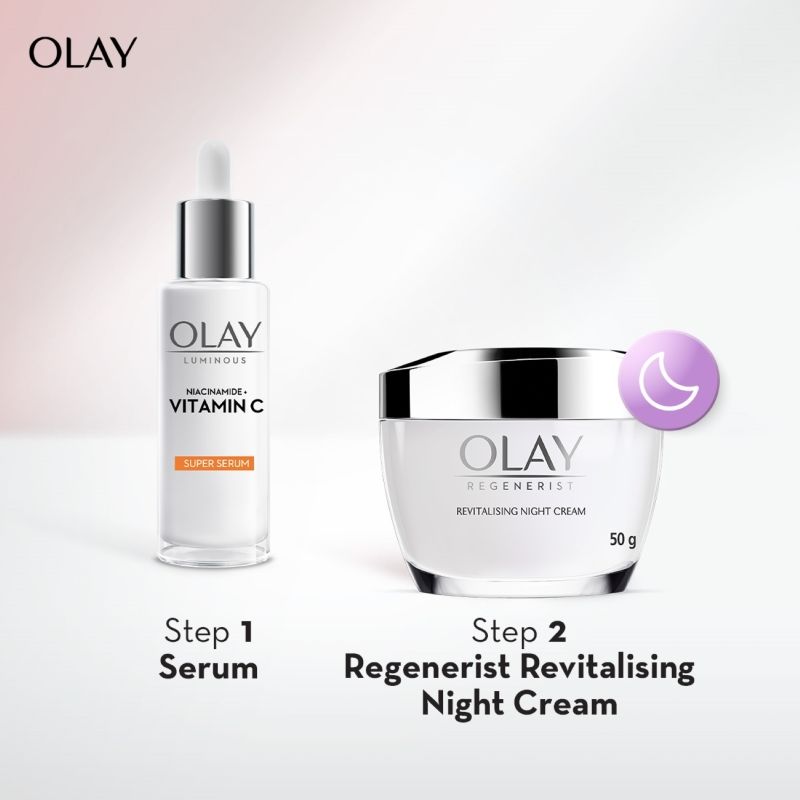 Olay Regenerist Revitalising Night Cream For Plump & Bouncy Skin With Hyaluronic Acid & Peptides, 50g Buy at Indicrest Image 6