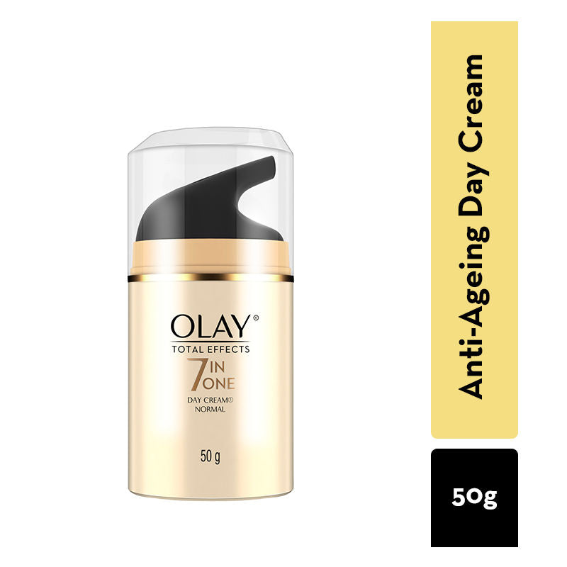 Olay Total Effects Day Cream, Fights 7 Signs of Ageing With Niacimide & Green Tea Extracts, 50g Buy at Indicrest