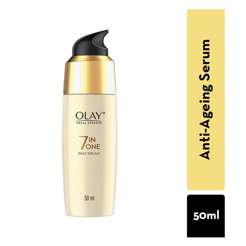 Olay Total Effects Daily Serum, Fights 7 Signs of Ageing With Niacimide & Green Tea Extracts, 50ml Buy at Indicrest