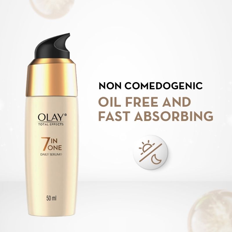 Olay Total Effects Daily Serum, Fights 7 Signs of Ageing With Niacimide & Green Tea Extracts, 50ml Buy at Indicrest Image 5