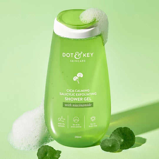 Dot & Key Cica + 1% Salicylic Acid Exfoliating Shower Gel, 250ml Buy at Indicrest