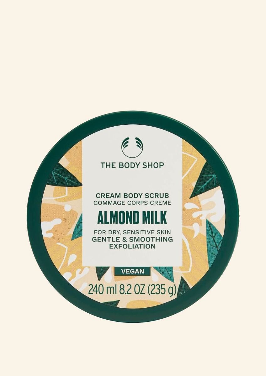 The Body Shop Almond Milk Body Scrub, 240ml