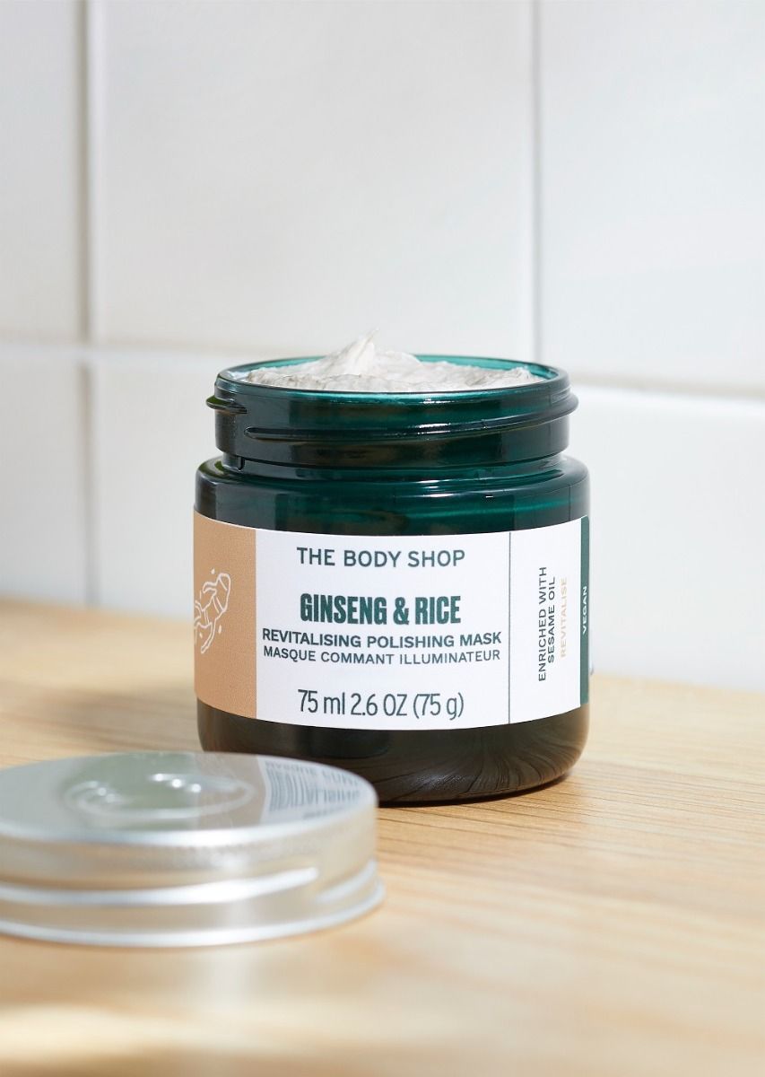 The Body Shop Ginseng & Rice Revitalising Polishing Mask, 75ml