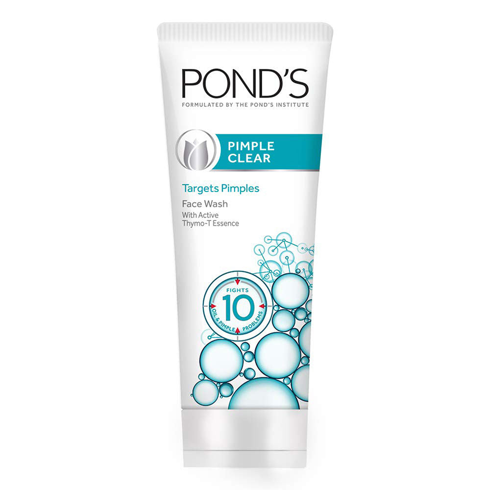 Pond’s Pimple Clear Facewash with Active Thymo-T Essence Formula Helps Reduce Pimples In 3 Days, 100g Buy at Indicrest Image 2