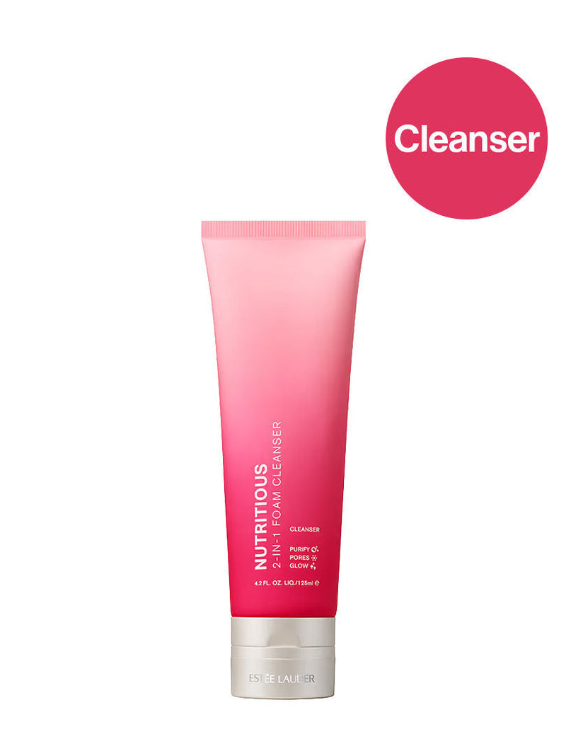 Estee Lauder Nutritious 2-In-1 Foam Cleanser with Niacinamide for Pore Minimization, For Oily Skin, 125ml, Buy from Indicrest