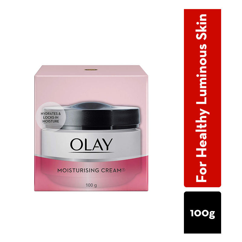 Olay Moisturising Cream, Light Weight & Non Greasy, Hydrates & Locks in Moisture, 100g Buy at Indicrest