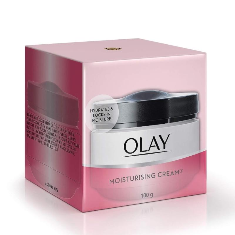 Olay Moisturising Cream, Light Weight & Non Greasy, Hydrates & Locks in Moisture, 100g Buy at Indicrest Image 3