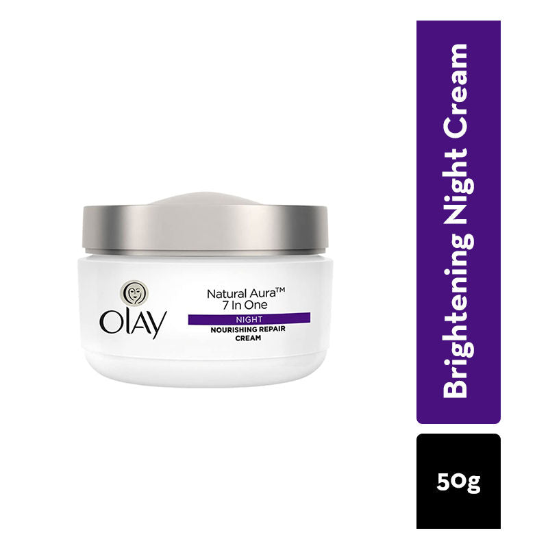 Olay tural Aura Day Cream With SPF 15, Glowing Radiance Cream With Niacimide, Vitamin Pro B5, E, 50g Buy at Indicrest