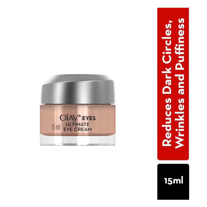 Olay Ultimate Eye Cream Reduces Dark Circles, Wrinkles & Puffiness With Niacimide & Pentapeptides, 15ml Buy at Indicrest