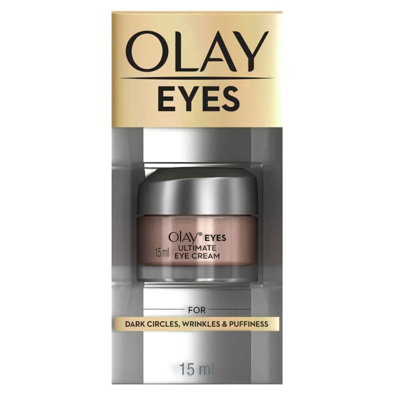 Olay Ultimate Eye Cream Reduces Dark Circles, Wrinkles & Puffiness With Niacimide & Pentapeptides, 15ml Buy at Indicrest Image 2