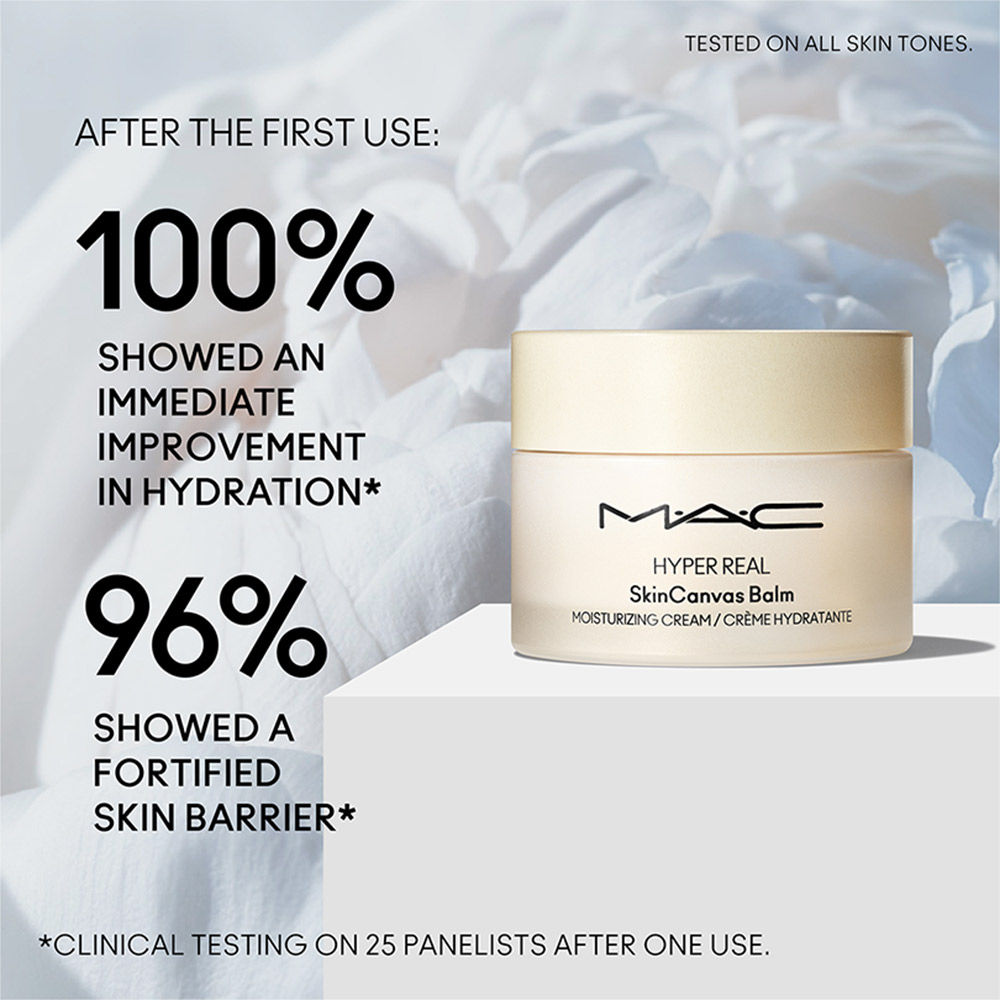 M.A.C Mini Hyper Real Skincanvas Balm Moisturizer With Niacinamide, Hyaluronic Acid & Ceramide, 15ml