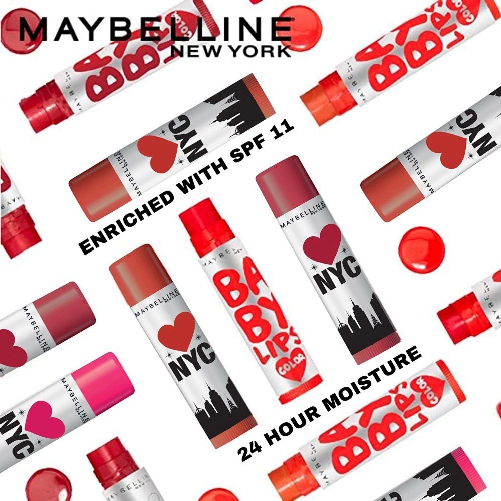 Maybelline New York Baby Lips Loves NYC Lip Balm with SPF 11 Up to 24H Moisture - Mahattan Mauve, 4g Buy at Indicrest Image 4