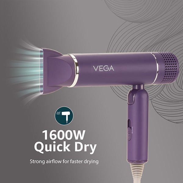 Vega Style Pro 1400-1600 Watts Hair Dryer - VHDH-30