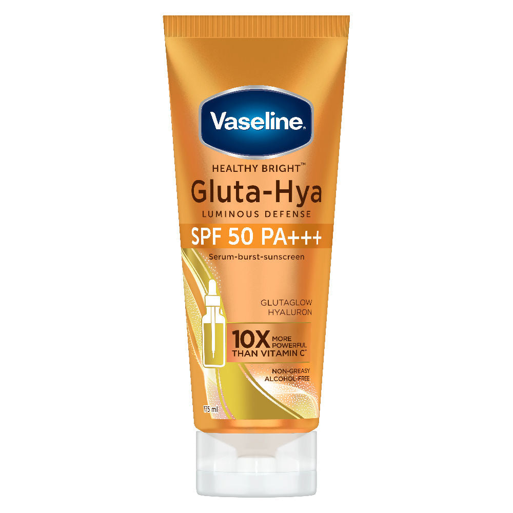 Vaseline Gluta Hya Antioxidant SPF 50 PA+++ Sunscreen, 175ml Buy at Indicrest