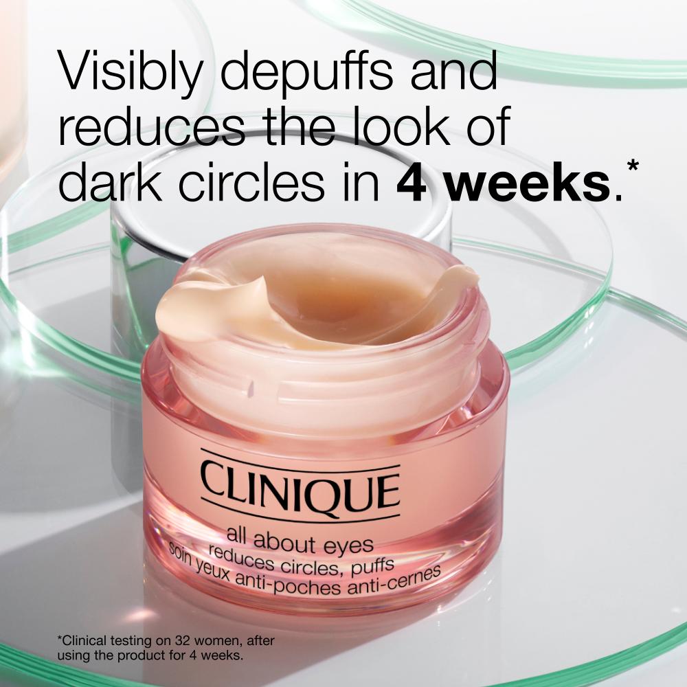 Clinique All About Eyes, Lightweight Eye Cream For Reducing Dark Circles With Vitamin C, 15ml