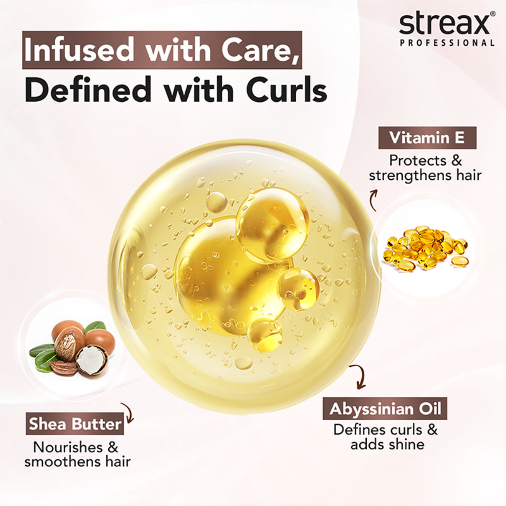 Streax Professional Curl Defining Cream, 150g Buy at Indicrest Image 3