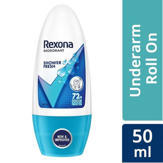 Rexona Shower Fresh Underarm 72H Odour Protection Roll On, 50ml Buy at Indicrest