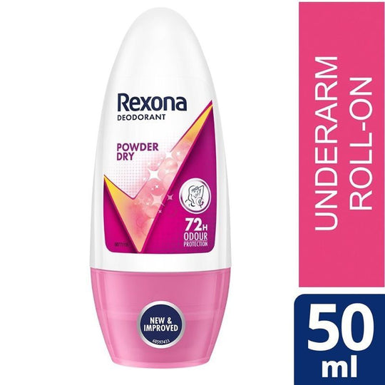 Rexona Powder Dry Underarm 72H Odour Protection Roll On, 50ml Buy at Indicrest