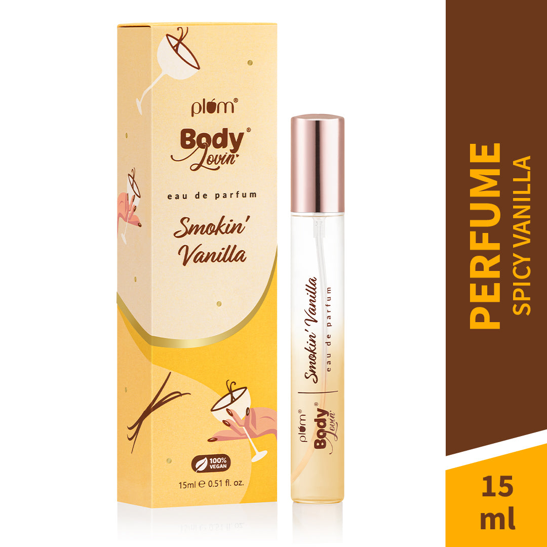 Plum Smokin' Vanilla Eau De Parfum (Perfume) by Plum BodyLovin' | Long Lasting | Supremely Luxurious, 15ml Buy at Indicrest Image 11