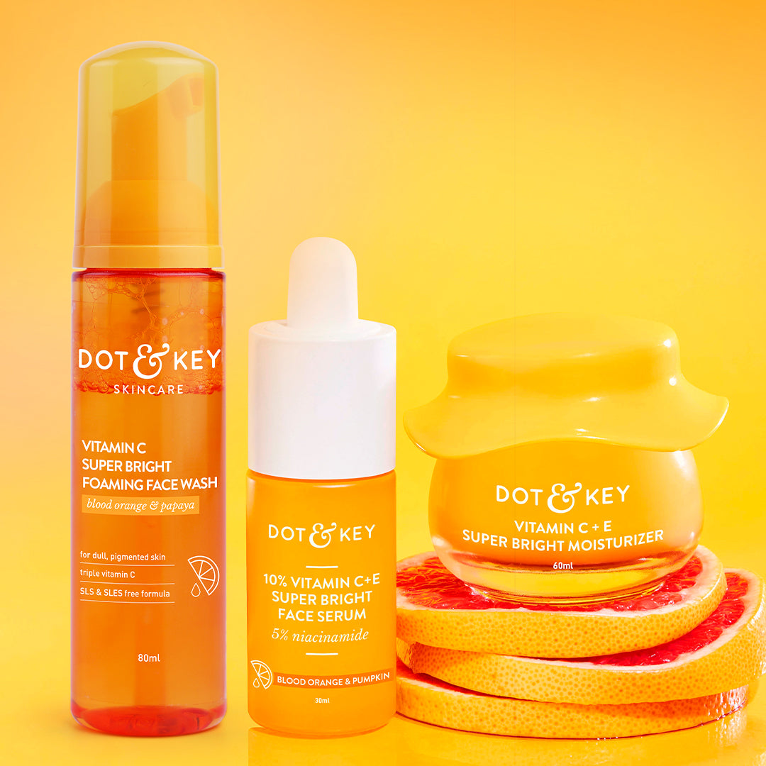Dot & Key Best of Vitamin C Skincare Trio, (80ml+30ml+60ml)