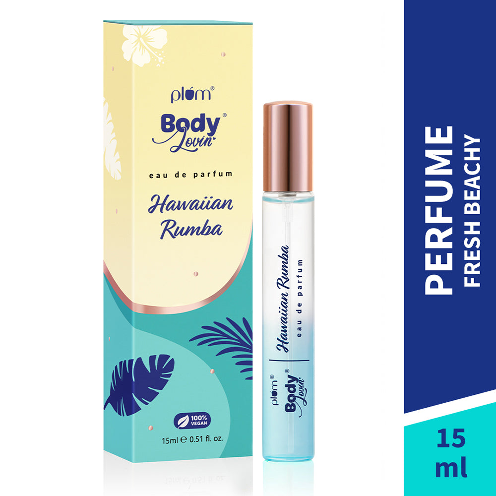 Plum Hawaiian Rumba Eau De Parfum (Perfume) by Plum BodyLovin' | Fresh Beachy Fragrance | Long Lasting | Easy To Carry, 15ml Buy at Indicrest Image 10