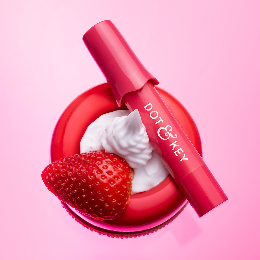 Dot & Key Meltie Lip Balm SPF 50+ PA+++, (Strawberry Glaze)