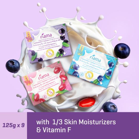 Fiama Japanese Hokkaido Milk & Berries Moisturizing Bars, 125g Each (Pack of 9) Buy at Indicrest Image 6