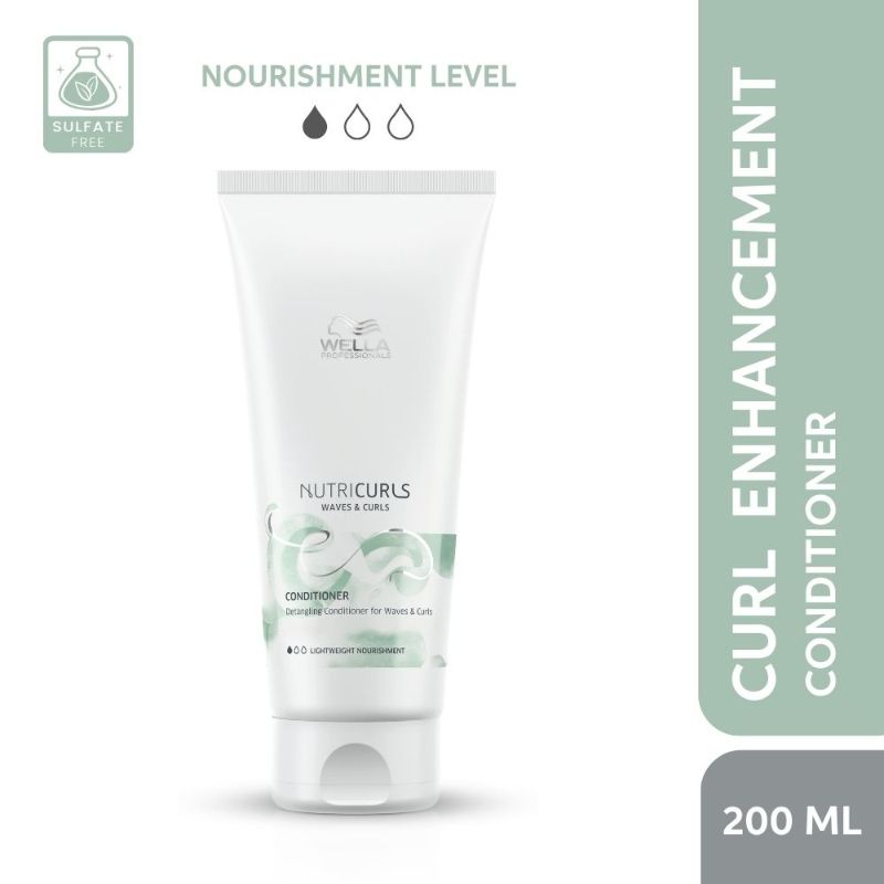 Wella Professionals NUTRICURLS Detangling Conditioner For Waves & Curls, 200ml Buy at Indicrest